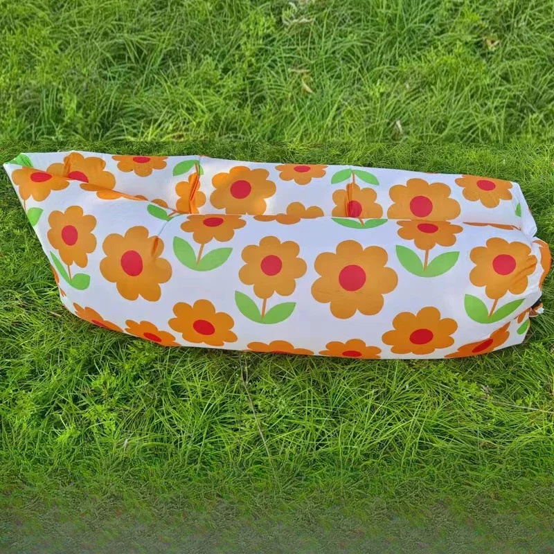 Lazy Person Inflatable Sofa Outdoor Camping Music Festival Inflatable Sofa Foldable for One Minute Inflatable Portable Seat