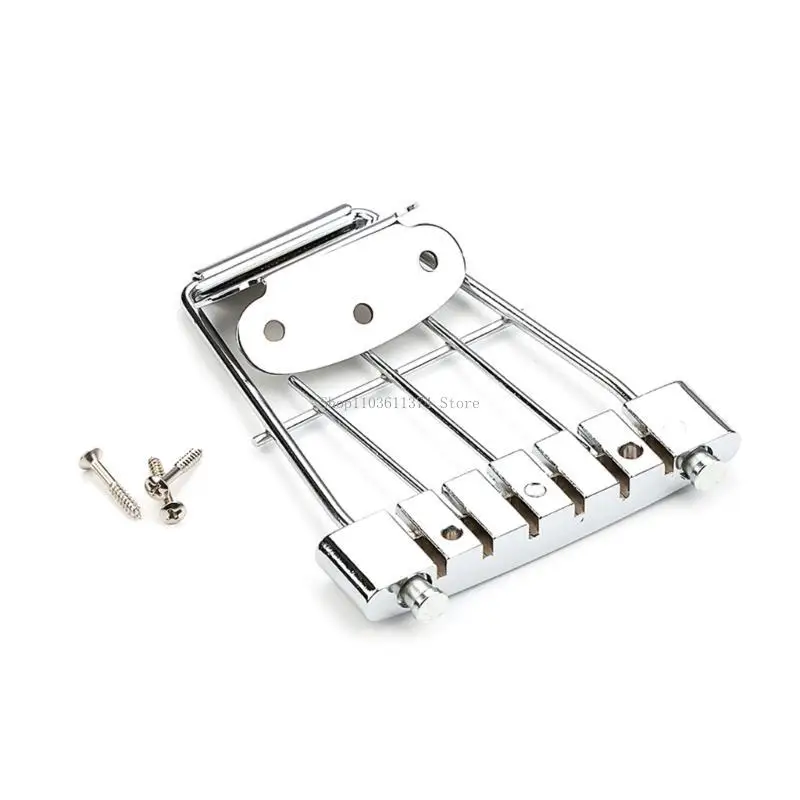 Short Guitar Bridge Tailpiece 6 String Electric Guitar Trapeze Tailpiece Bridge