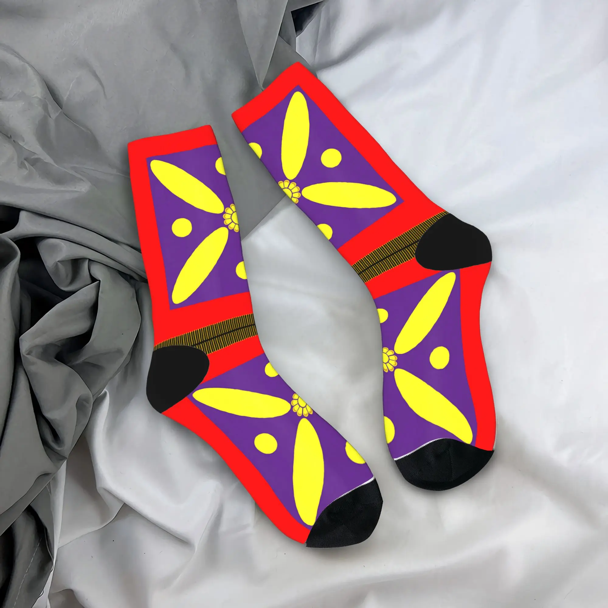 

Iran Derafsh Kaviani Lotus Flower Iranian Flag Socks Funny Stockings Autumn Anti Skid Men Socks Quality Design Outdoor Socks