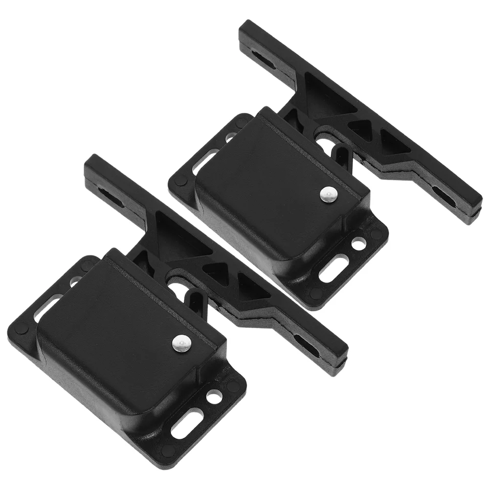 

2 Sets Grab Latch Drawer Latches and Catches Rv Cabinet Door Furniture Lock Abs Camper Hooks