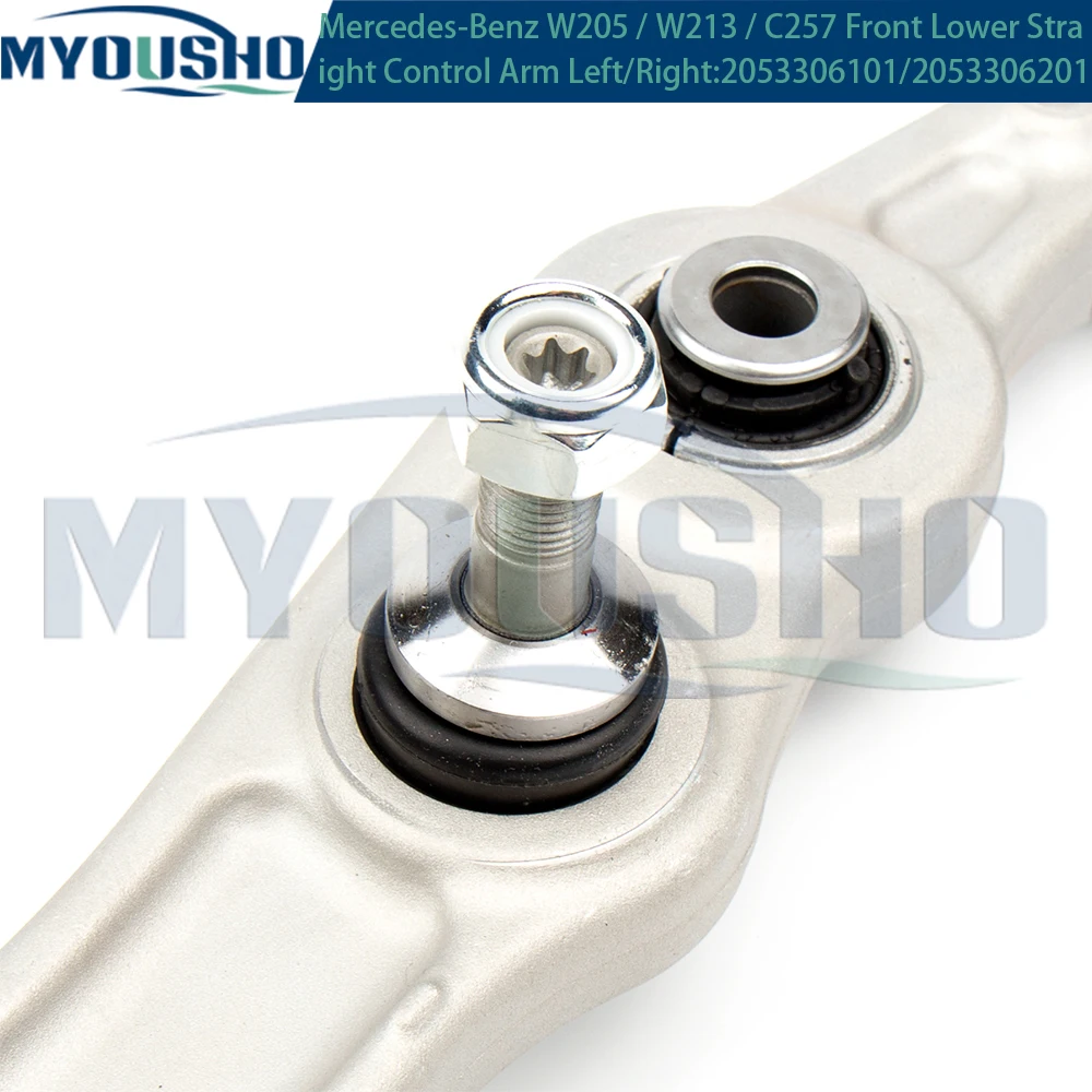 Myousho For Mercedes Benz C E Class W205 W213 CLS C257 Front Lower Suspension Straight Control Arm 2053306101 2053306201