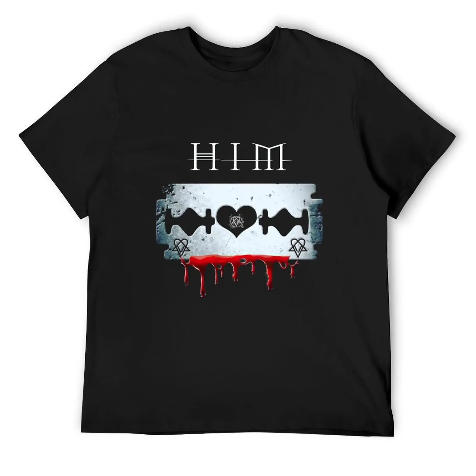 

Razorblade_Romance_HIM_Ville_T-shirt T-Shirt Personalized t-shirt graphic shirts plus sizes T-shirts for men cotton