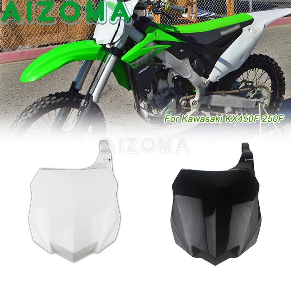 

Передний номерной знак мотоцикла для Kawasaki KX250F KX450F KX 250F 450F, держатель регистрационного знака для мотоцикла, имя, крестовая крышка, корпус