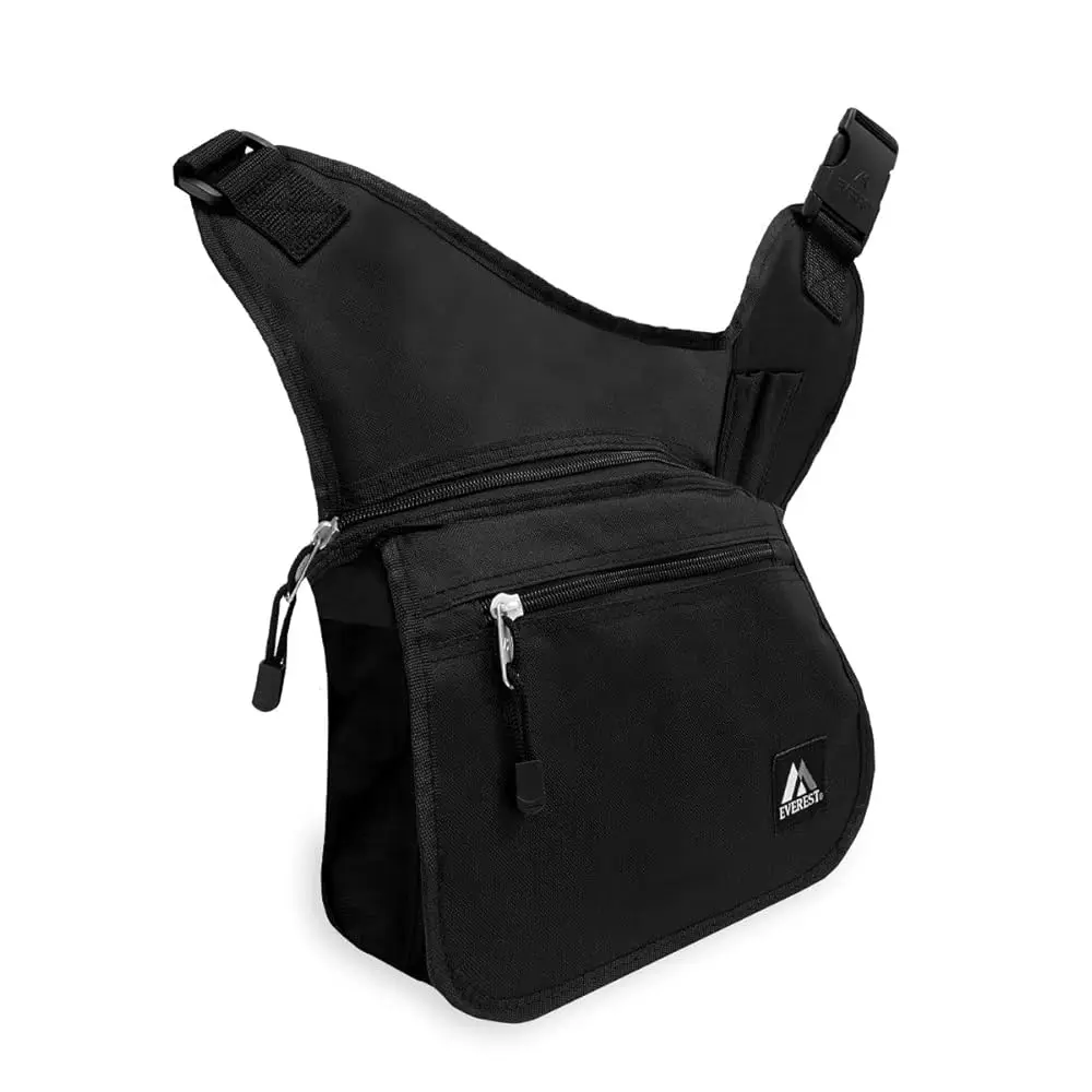 

Сумка-мессенджер - средняя, черная, единый размер