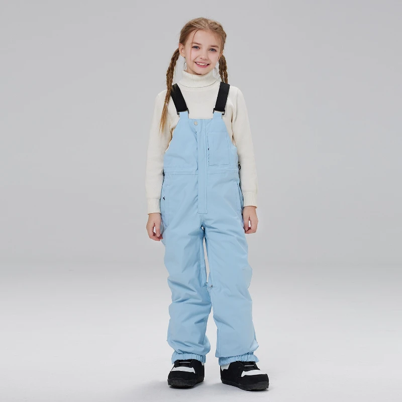 

2026 New Warm Girl Skiing Pants Windproof Waterproof Winter Outdoor Sport Ski Overalls Breathable Loose Solid Boy Snowboard Pant