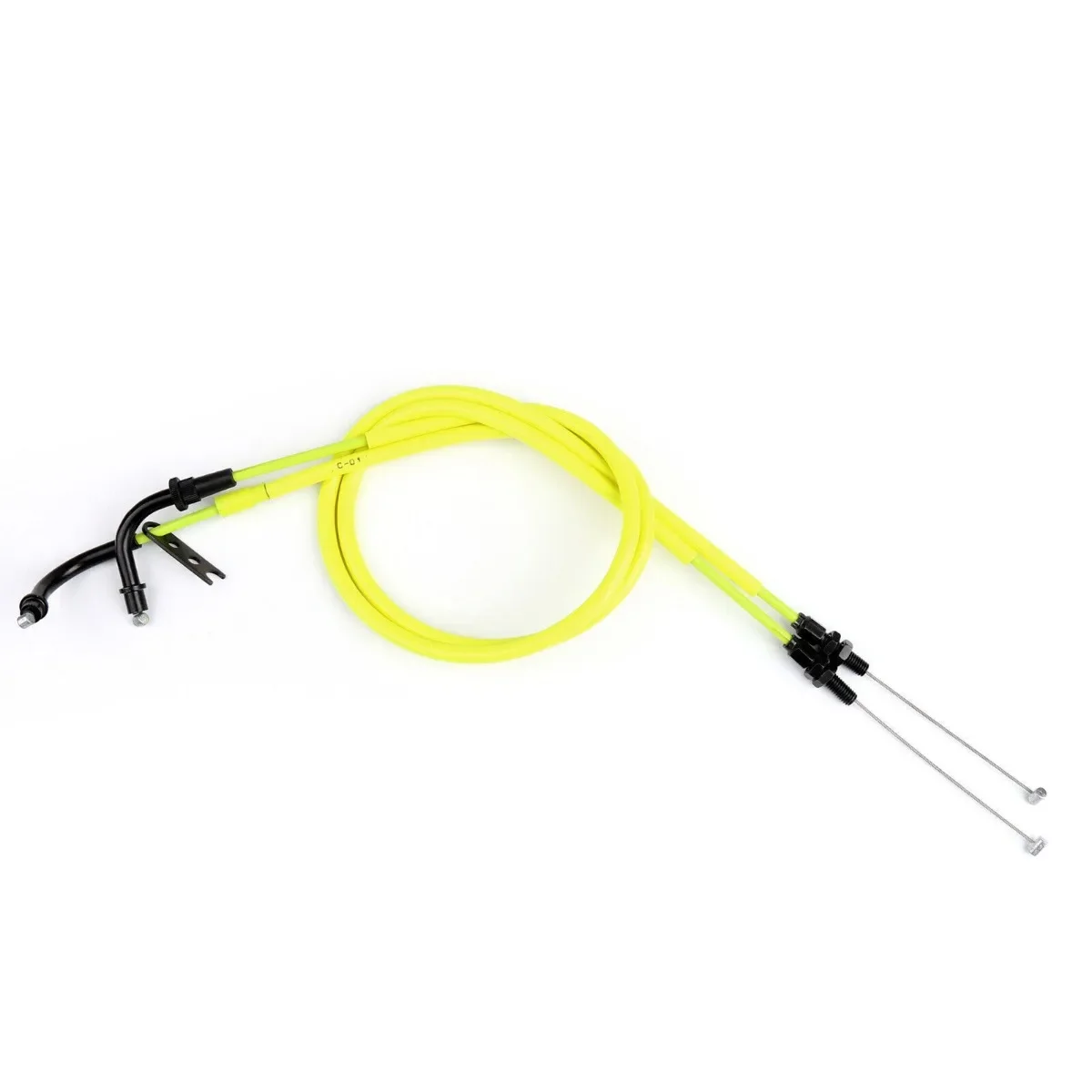 Brand New Performance For Suzuki GSXR GSX-R 600 2006-2009 Green UE Motorcycle Throttle Cable Push/Pull Wire Line Gas
