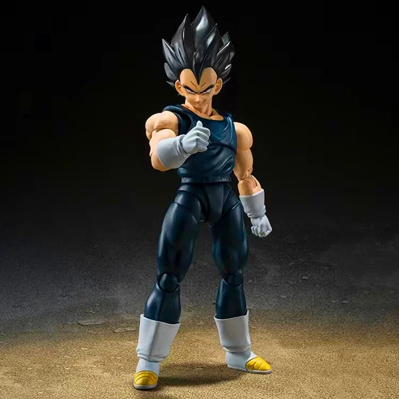 Figuras de héroes de Super Dragon Ball de Anime, figura de acción de Vegeta, muñeca de colección móvil Bejita, juguetes modelo Shf Saiyan Vegeta