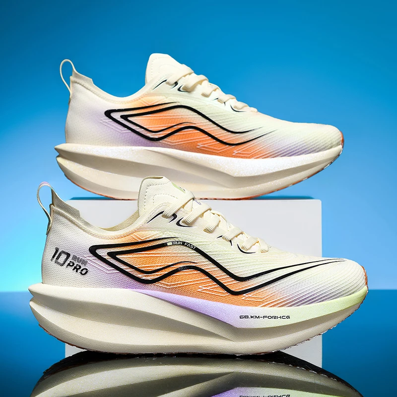 メンズ軽量リバウンド滑り止めランニングシューズ、四季対応ニッ - Lightweight Road Running Shoes のレビューと価格