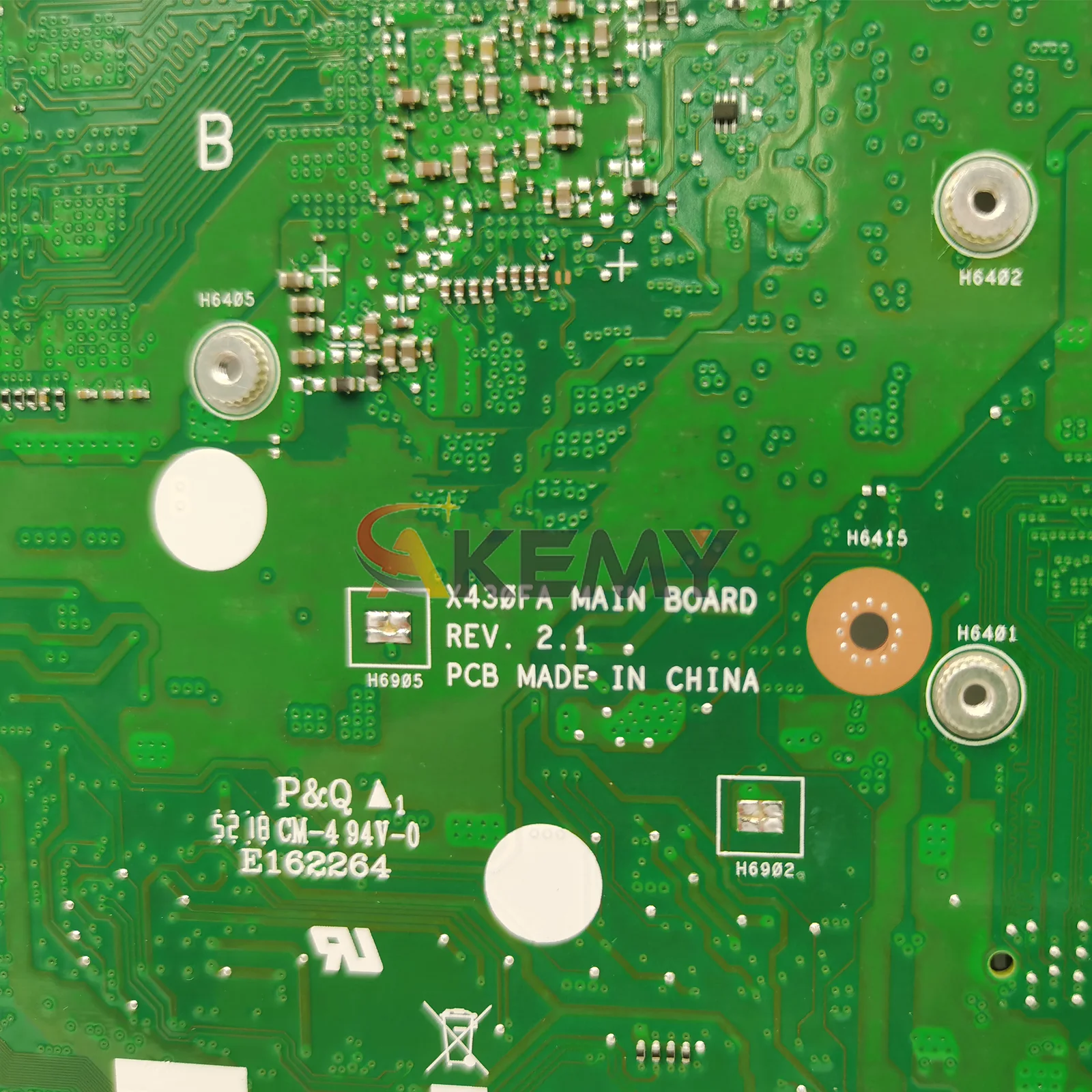 Placa-mãe para laptop X430FN, placa principal para ASUS VivoBook S14 X430F X430FN X430FA S430F V430F S4300F R430F K430F com CPU I3 I5 I7