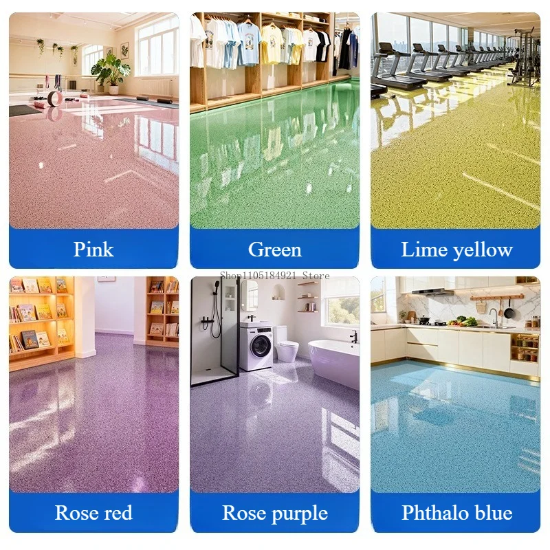 屋内外用エポキシカラーサンド床塗料、セメント床用無溶剤大理石 - Silk Painting Dye のレビューと価格