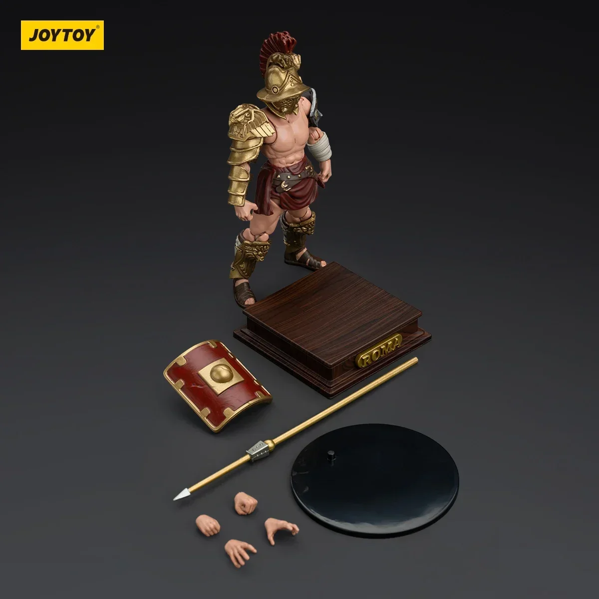 [En Stock] JOYTOY 1/18 gladiateur romain Hasta,Thraex, secteur,Dimachaerus,Retiarius gladiateur figurines d'action Collection modèle jouet