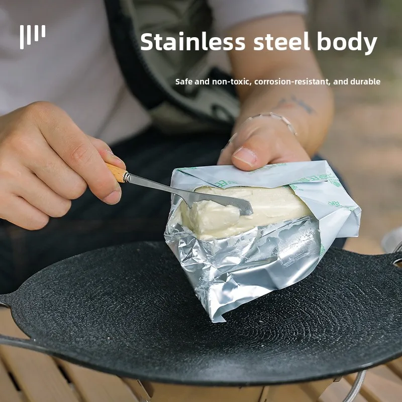 حقيبة تخزين أدوات المائدة الخارجية لثلاثة أشخاص، حقيبة تخزين مجموعة أدوات المائدة، ملعقة من الفولاذ المقاوم للصدأ، عيدان تناول الطعام والشوكة، قماش مشمع