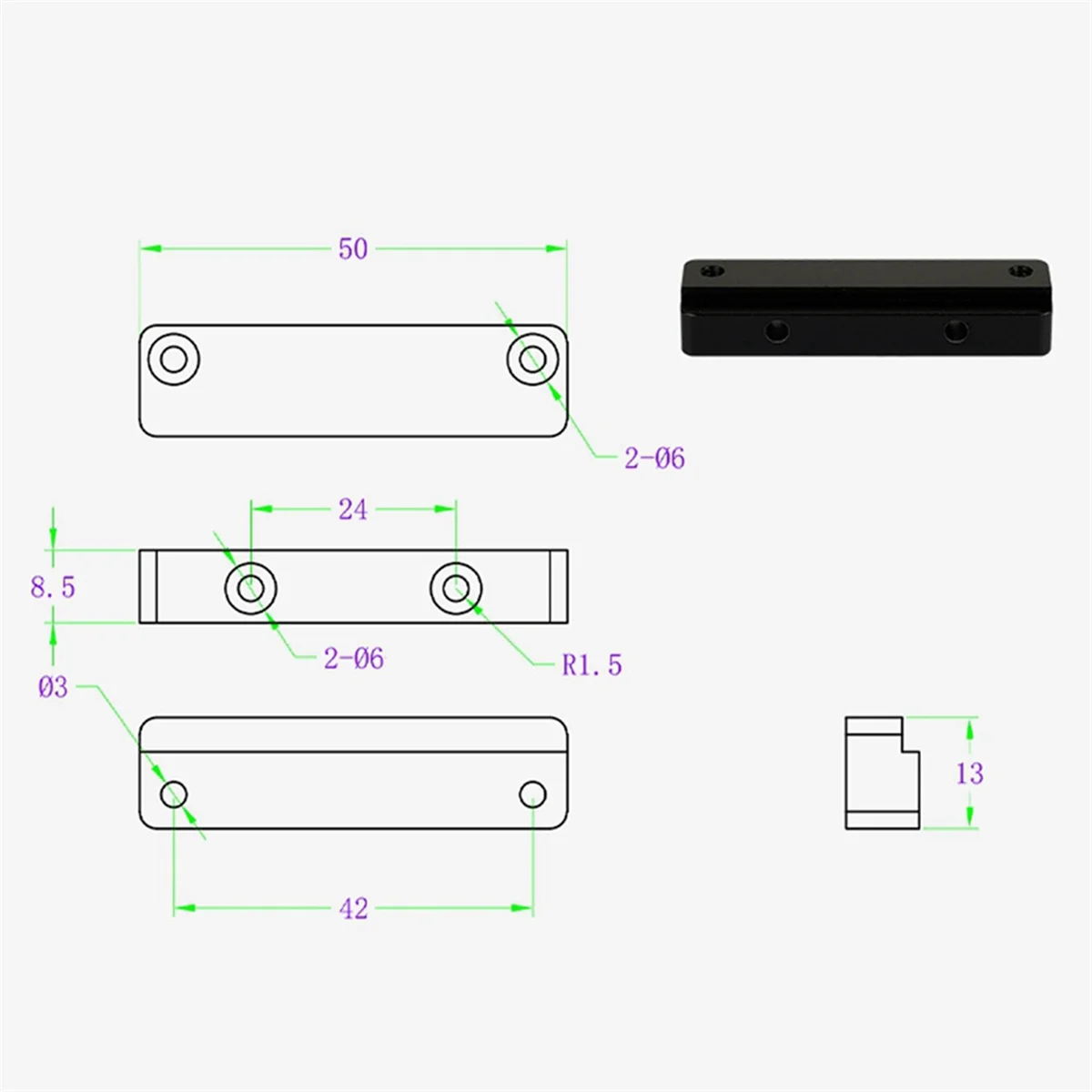 ABXHA 2 conjuntos de acessórios para impressora 3D para tensor de correia Anycubic Kobra3 e Neptune 4 Max