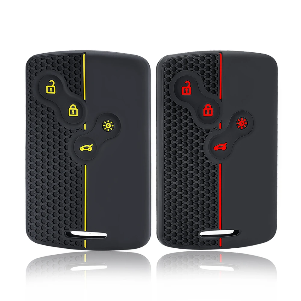 

Силиконовый чехол для автомобильного ключа для Renault Megane Kadjar Laguna 3 Clio 4 Captur Koleos Stage Scenic 3 Koleos Logan Nema Fluence Zoe