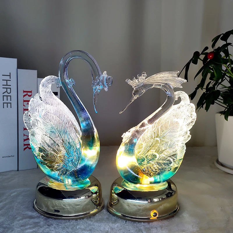 Ladies glazed night light intangible heritage merchandise glazed dream aesthetics high-end art ornament gifts