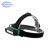 Volodymyr High Bright LED Portable Mini Headlamp Sensor Lighting COB Work Headlight Built-in Battery Waterproof Head Torch Lamps