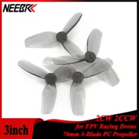 NEEBRC 3inch 76mm 3-Blade 2CW 2CCW PC Propeller for FPV Racing Drone Freestyle Long Range CineLog30 Cinebot30 Model Accessories