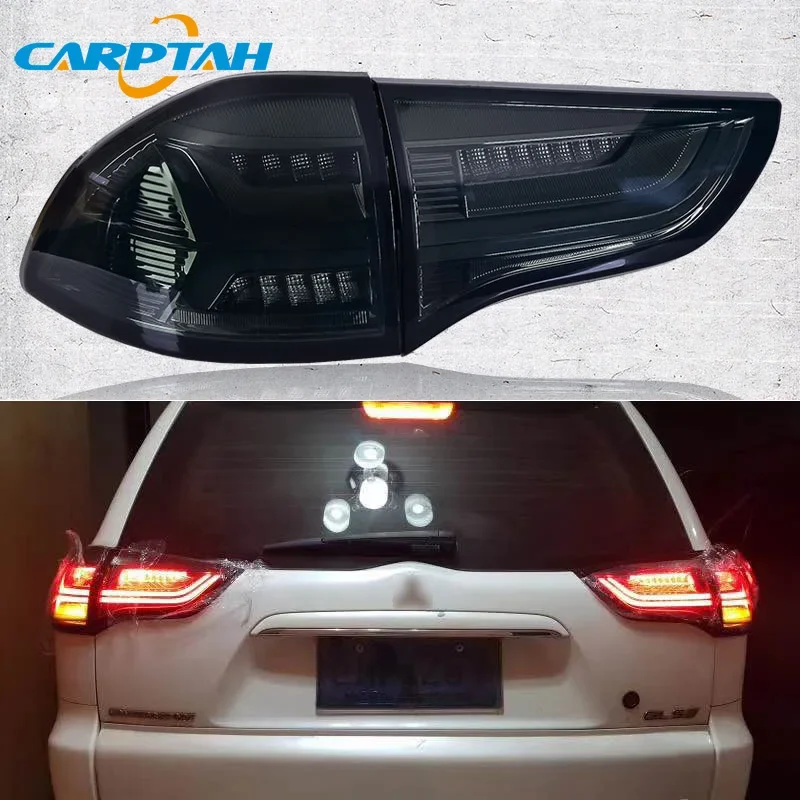 Car LED Taillight For Mitsubishi Montero Sport 2011-2015 Rear Running Lamp Brake Reverse Turn Signal Waterproof Car Accessories