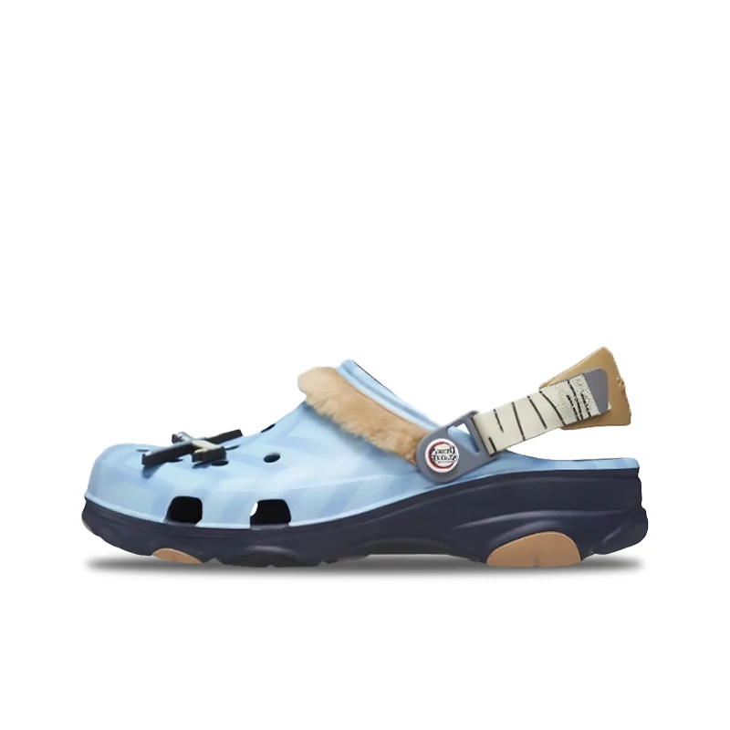 Crocs Classic All Terrain Clog Unisex Blue Clogs  Stylish High-Quality Versatile Non-Slip Durable Outdoor Fit 209319-410
