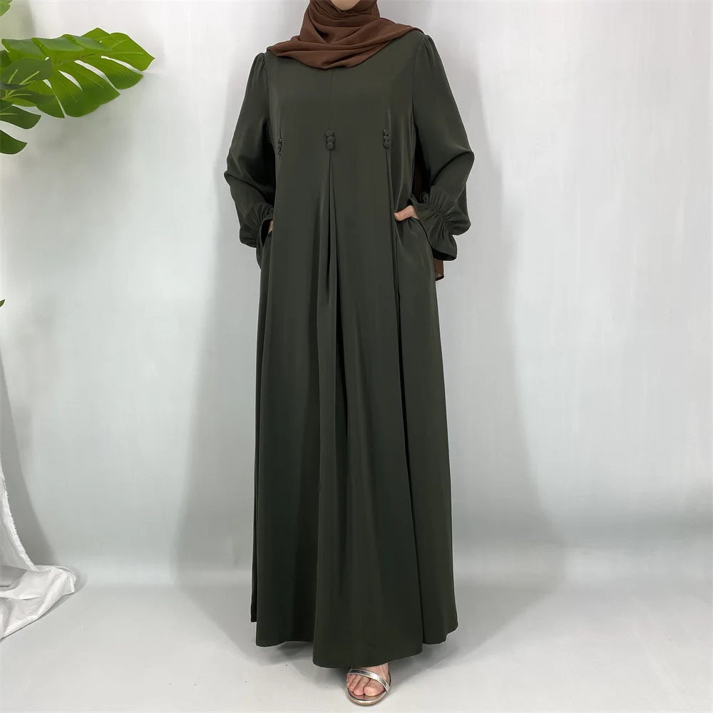 Muslim Women Dress Abaya Dubai Eid Jalabiya Long Dresses Modest Robe Vestidos Saudi Arabic Abayas Morocco Ramadan Maxi Gown