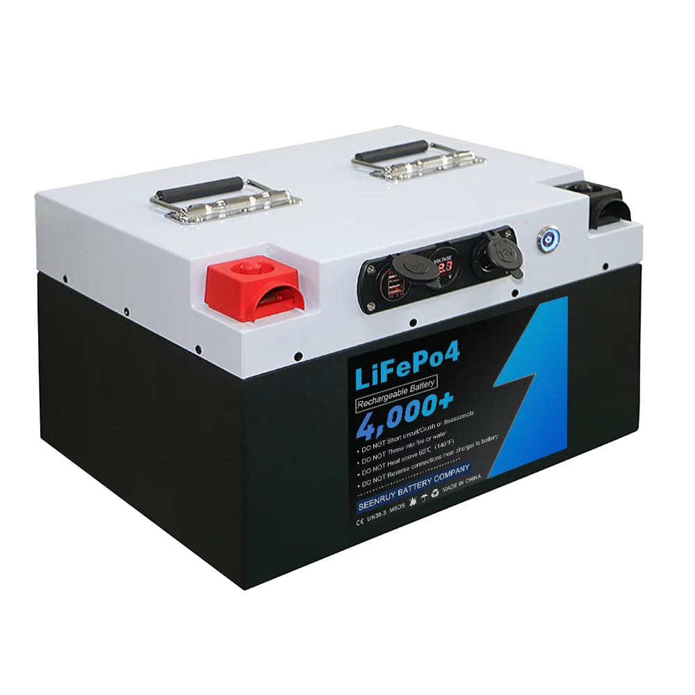 12V 300Ah Lifepo4 Battery Pack Lithium Iron Phosphate Built-in BMS Bluetooth with USB  Socket for Solar Energy RV Campers