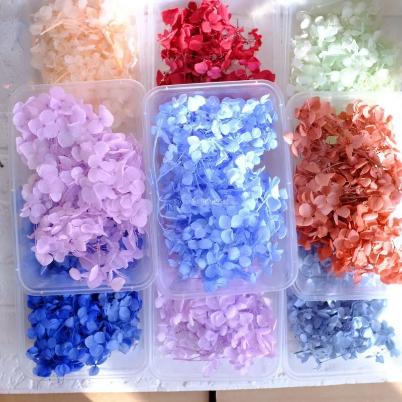5g/100g Hydrangea Flower Simulation Petals DIY Christmas Party Decoration Holiday Gift Handmade Decoration Supplies Materials