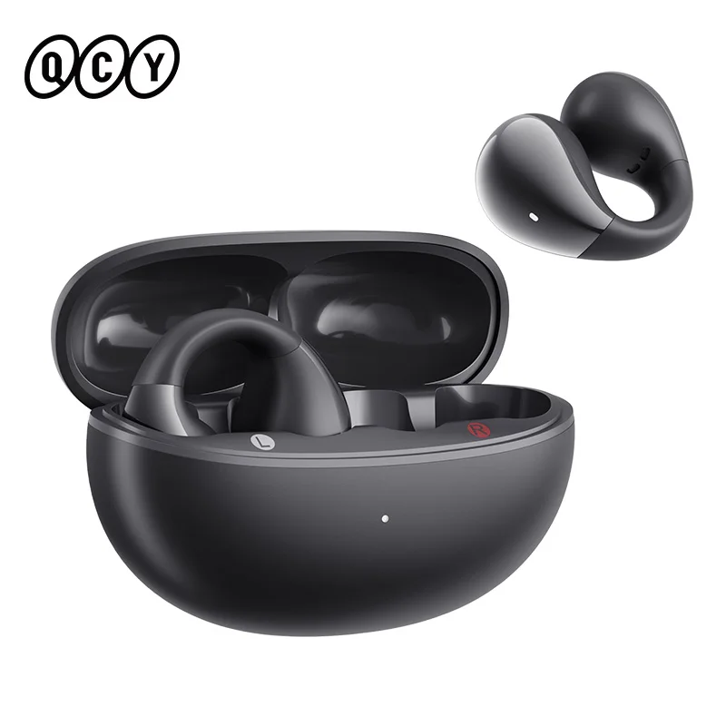 QCY Crossky C30 Open Ear Draadloze koptelefoon Bluetooth 5.4 Ruimtelijk audio Stabiele pasvorm OWS-oordopjes 4-microfoon ENC Multi-point-verbinding