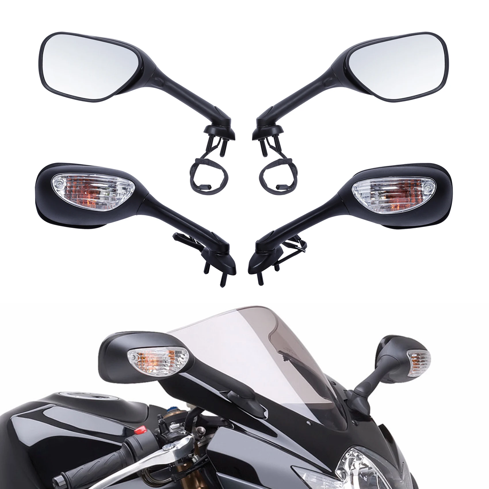 Blinker-Rückspiegel, passend für Suzuki GSXR1000 2009–2016, GSXR600 GSXR750 2011–2025