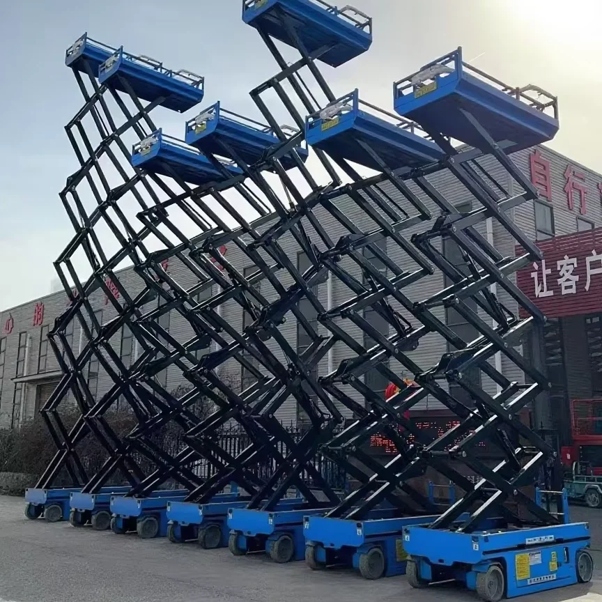 

Customized Hydraulic Electric Scissor Lifts/ Mobile Scissor Lift Platform For Aerial Work
