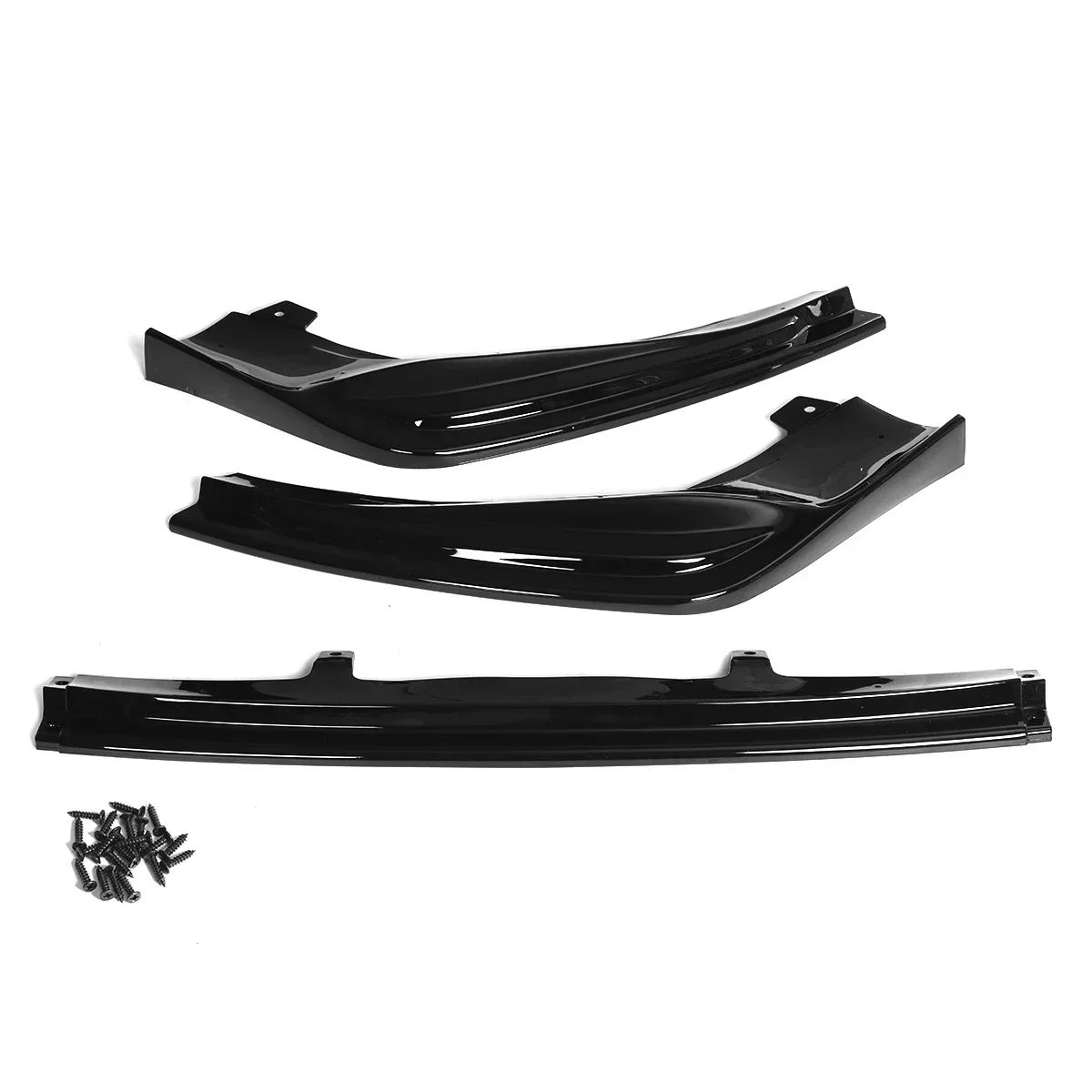 3Piece Car Front Bumper Splitter Lip Chin Spoiler Diffuser Protector For Lexus IS250 IS350 IS300 F-Sport 2014 2015 2016 Body Kit