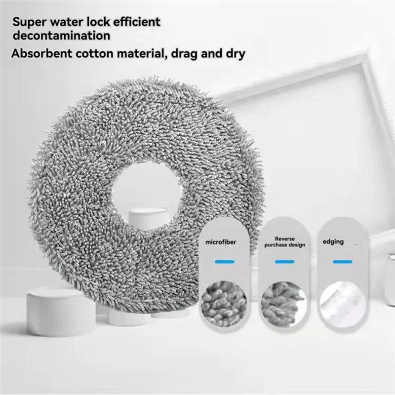 BAAD Applicabile agli accessori per spazzatrici Ecovacs N9+X1s/T10/T20 Accessori per panni per pulizia