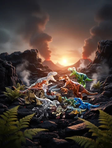 Cool Jurassic Dinosaurs World Velociraptor Triceratops Indominus T-Rex Model Assemble Building Blocks Toys For Children Boy Gift