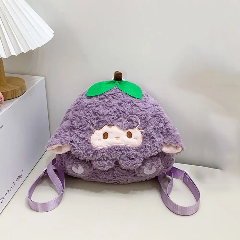PP 코튼 양 플립 스쿨백 컬렉션 대용량 어깨끈 겸용 배낭 플러피 인형 백팩