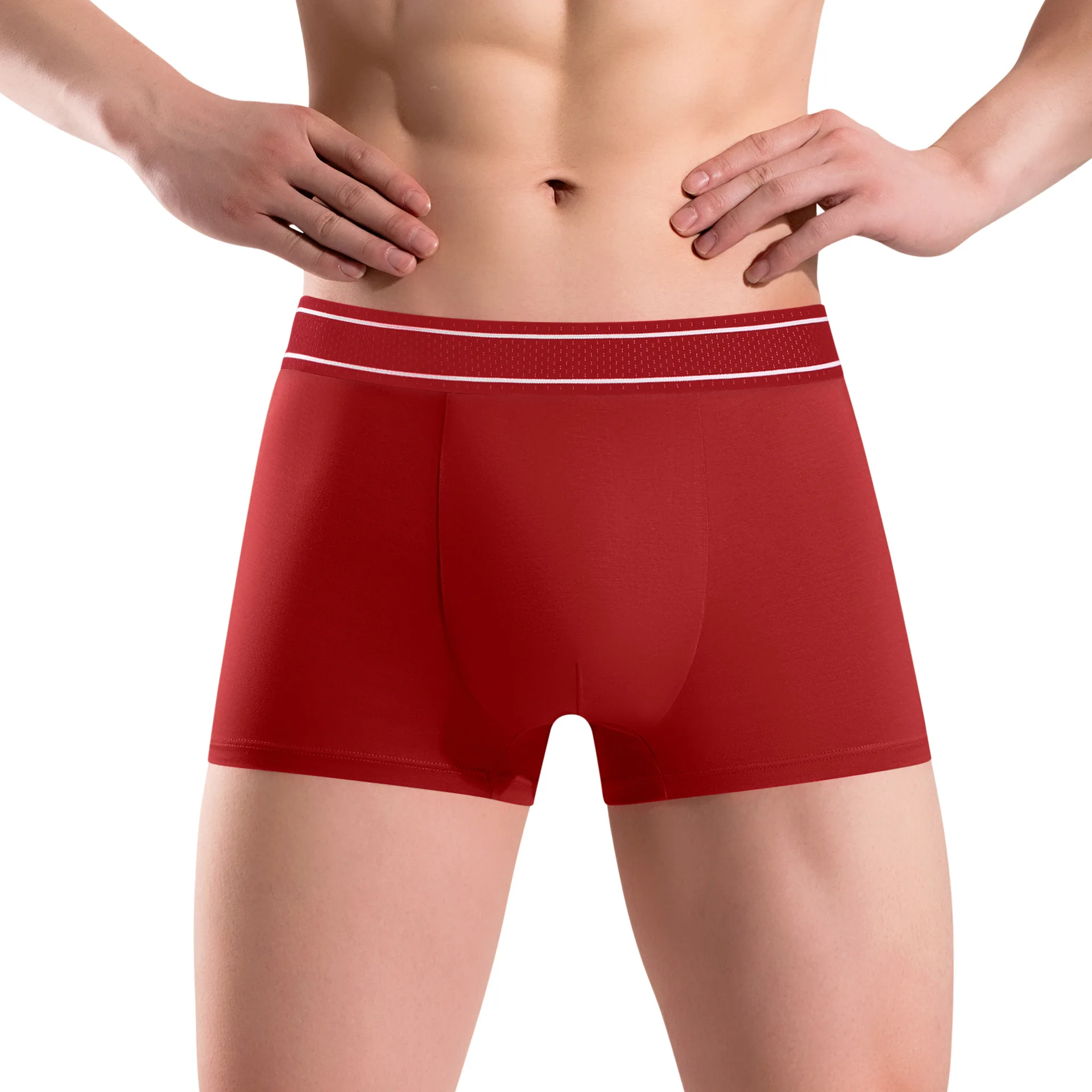Large Size Sexy Men Underwear Modal Boxer Shorts Breathable Male Bullet Separation Pouch Underpants Trunks Cueca Calzoncillos