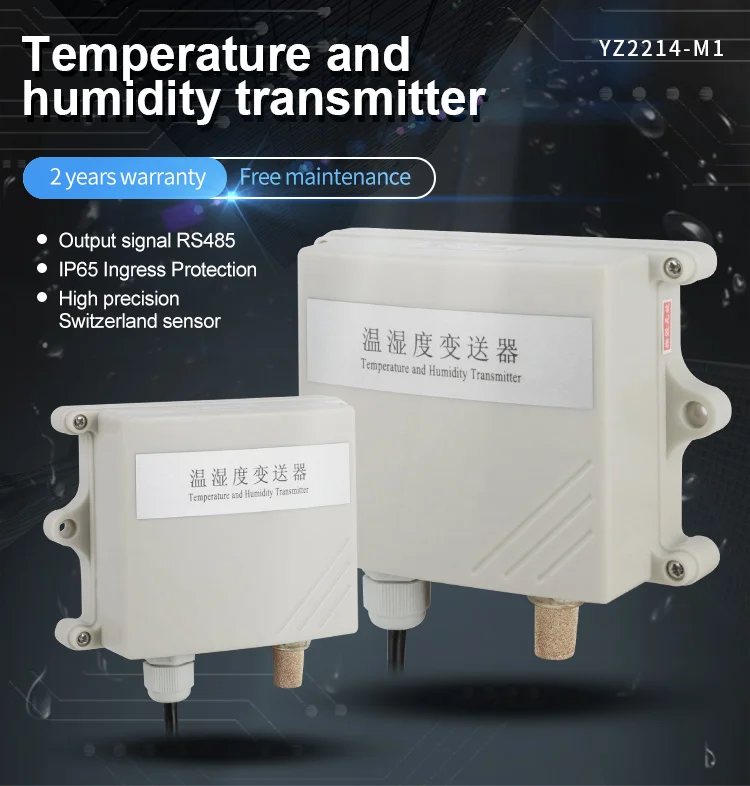 NEW Yezon YZ2219 RS485 Transmitter Air Quality Sensor 4-20mA Output Analyzer Ammonia (NH3) Concentration Chicken Environment Sen