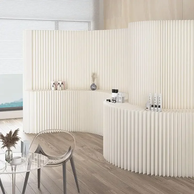 

2 м высота креативный домашний декор белый орган бумага настенный экран перегородки для комнаты офисная перегородка съемная складная перегородка забор