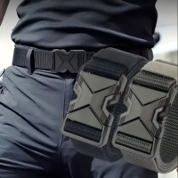 1/2pcs Men's Tactical Sports Belt, Adjustable Quick Release Buckle Multipurpose Outdoor Canvas Belt For Men Women，For Ideal Gift