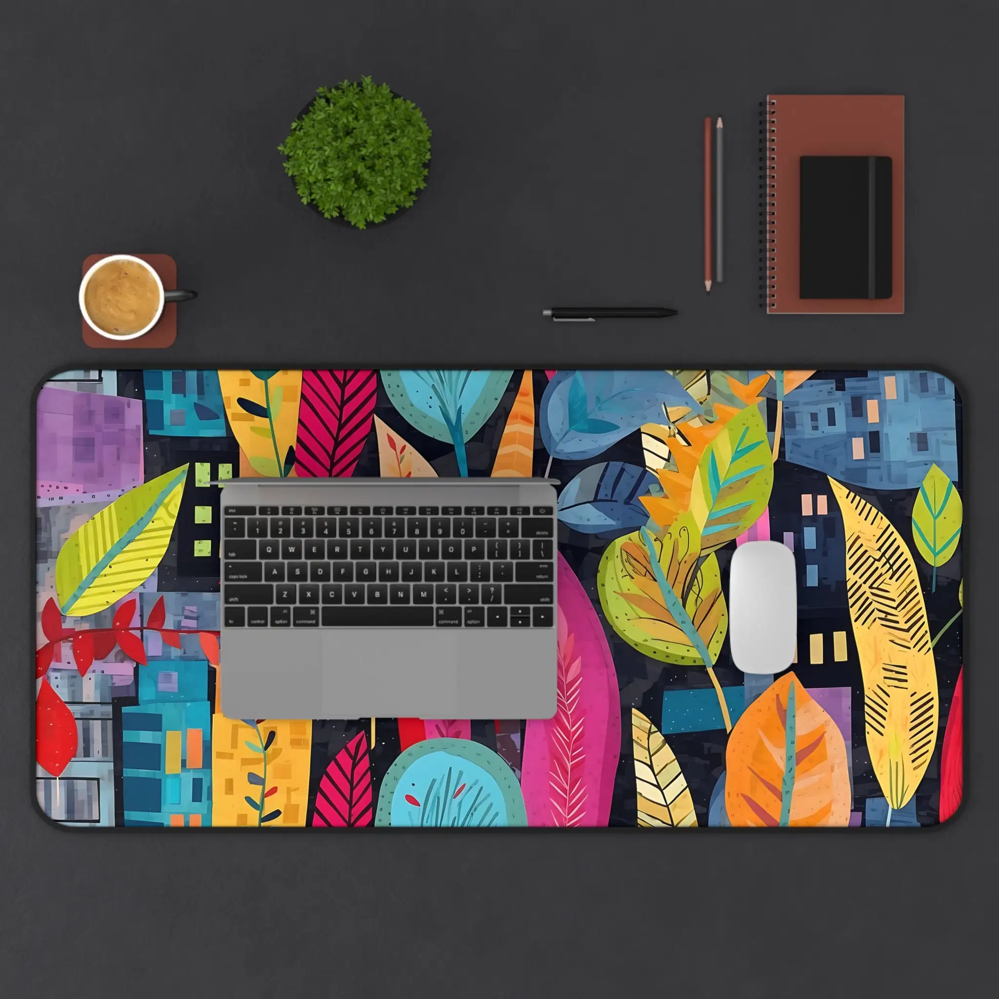 Abstract Leaf Mouse Pad, Non-slip Waterproof Gaming Mouse Pad, Office Gaming Desk Decoration Mat, A Perfect Gift for Friends.