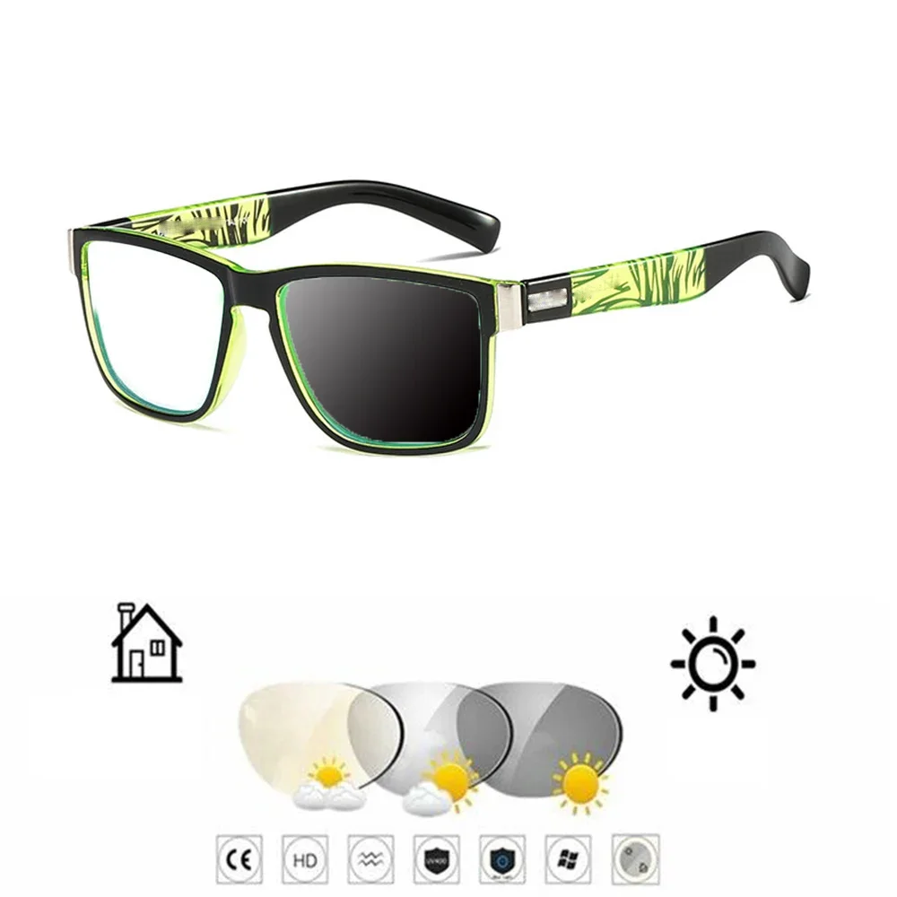 TR90 Classic Trend Oversized Square Photochromic Grey Reading Glasses +0.75 +1 +1.25 +1.5 +1.75 +2 +2.25 +2.5 +2.75 To +4