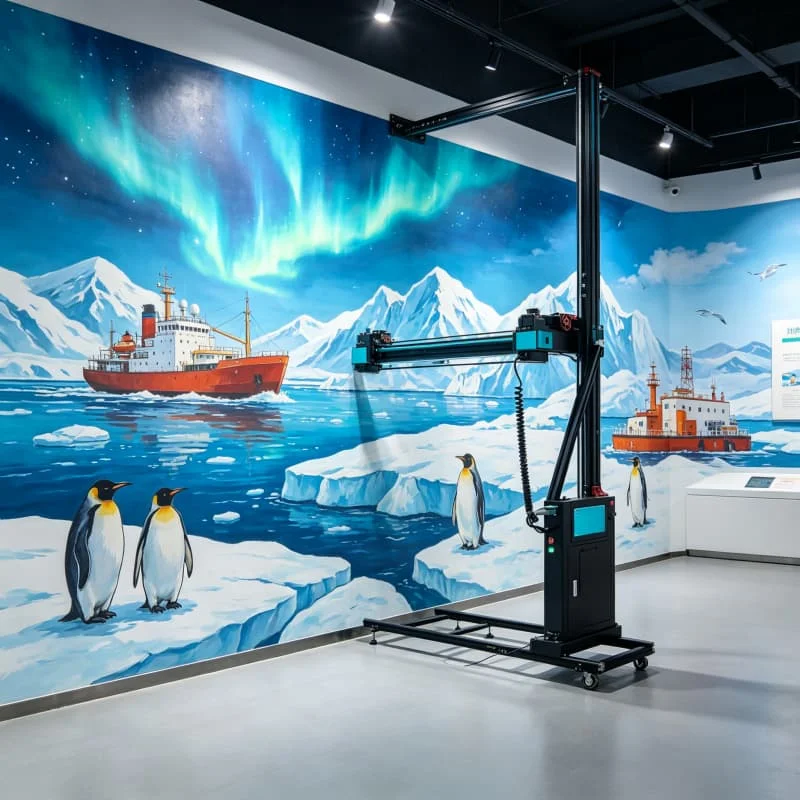 Factory Sale Professional UV Flatbed Wall Printer Vertical 3D Inkjet Acrylic Glass Wood Metal Stone Canvas Printing Customized