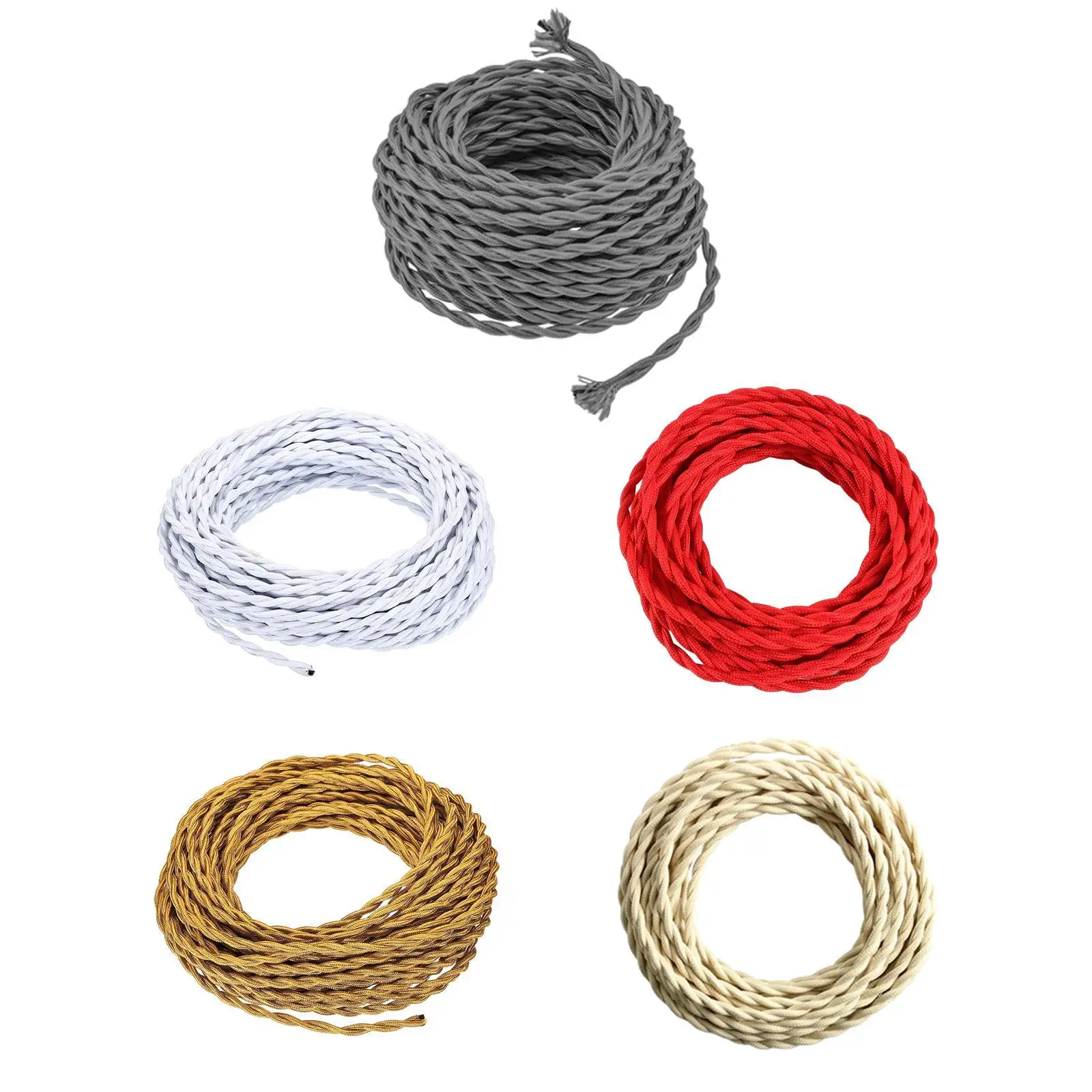 Cable de luz colgante DIY 5M Cable de lámpara retro para dormitorio industrial granja