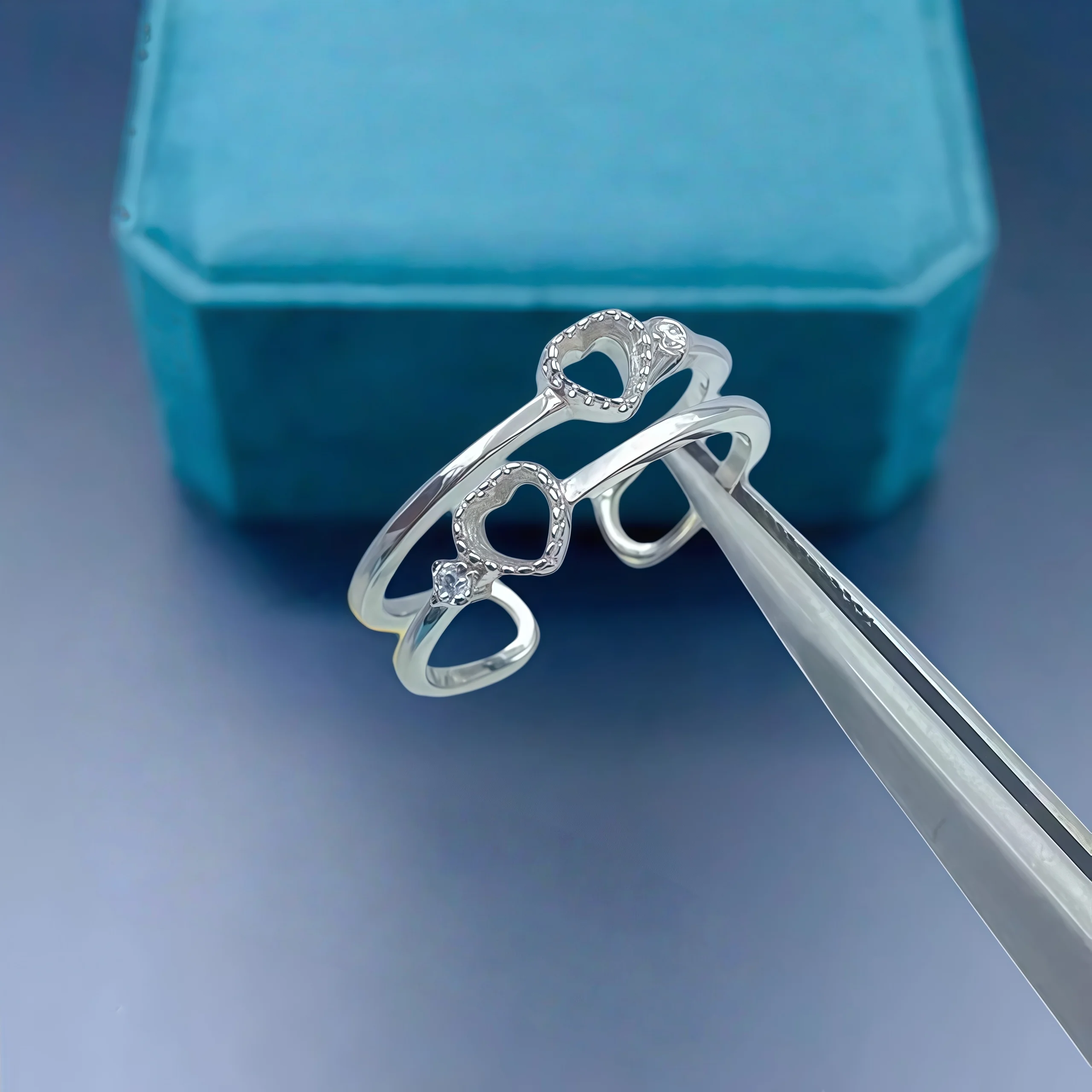 

Модное кольцо «сделай сам», пустой держатель из стерлингового серебра 925 пробы, 4 мм, камень в форме сердца, тонкий очаровательный свадебный ювелирный аксессуар для женщин