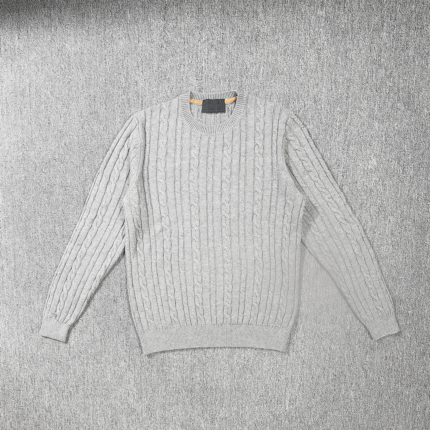 

Men's Autumn Knitted Pure Color Slim Fit Wool Sweater Turtlene Long Sve Warm Breathable Casual Faion round Ne Twist