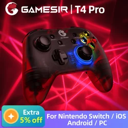 GameSir T4 Pro Bluetooth Game Controller 2.4G Wireless Gamepad applies to Nintendo Switch Apple Arcade MFi Games Android Phone