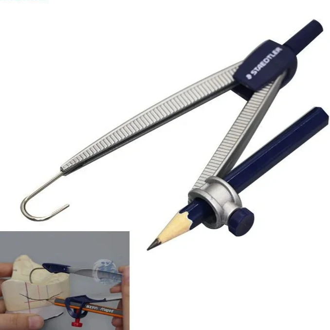 

High Quality Profile Measuring Compass Denture Model Analysis Profilometro Tool Denture Making Tool