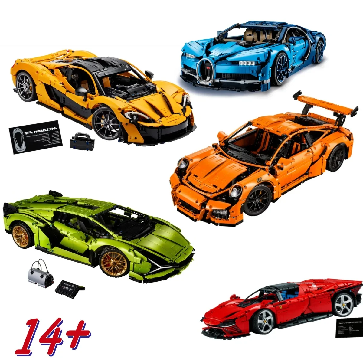 

2025 IN Stock Technical Super car Super Racing Car Model Building Blocks Surprise Gift For Adults Boys And Kids Birthday Gift