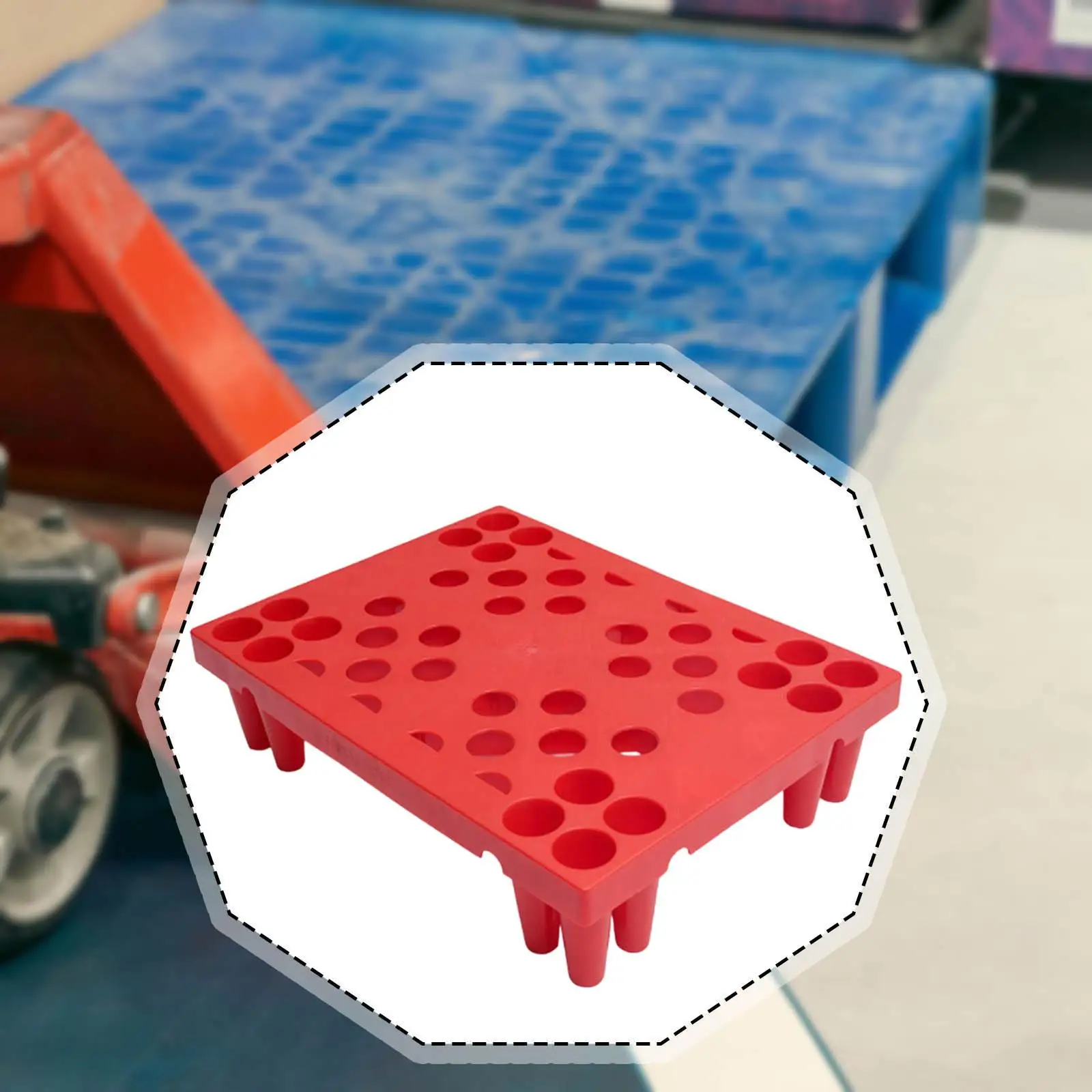 

Storage Pad Floor Pallet Multipurpose Platform for Indoor Outdoor Restaurant Basement Garage