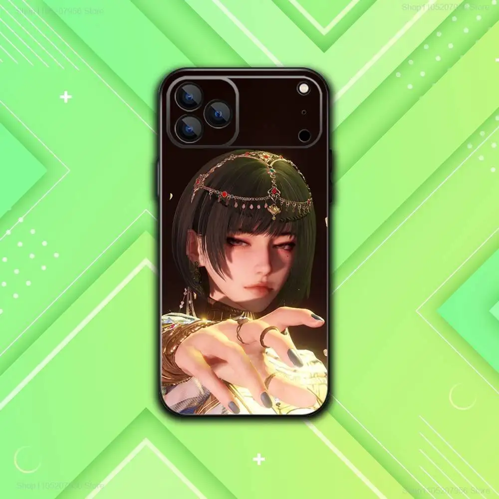 شفرة ألعاب S-Stellar لهاتف iPhone 11,12,13,14,15,16,17,Plus,E,Air,Pro,Max,Mini Black Soft Phone Case