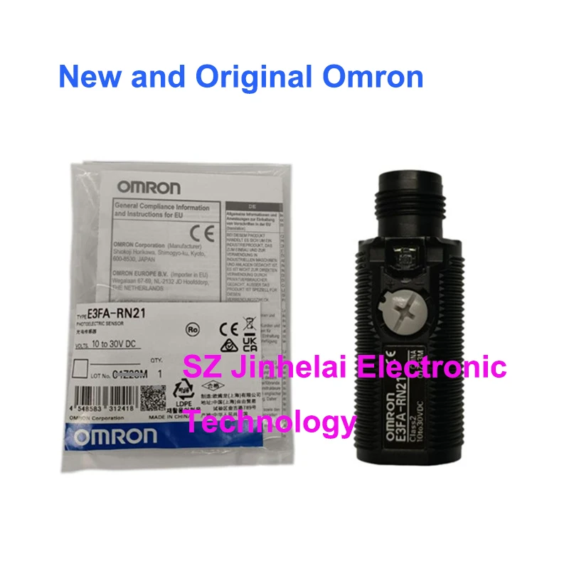 

New and Original Omron 10-30VDC Photo Light Sensor Switch E3FA-TP21 TP22 TN21 RP21 RN21 DN21 DN22 DP21 DP22 DP23 DP24
