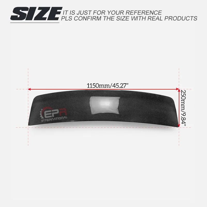 

SAAR Совместим с Toyota Prius ZVW30, модифицированный спойлер из углеродного волокна L-стиля, заднее крыло, неразрушающая установка